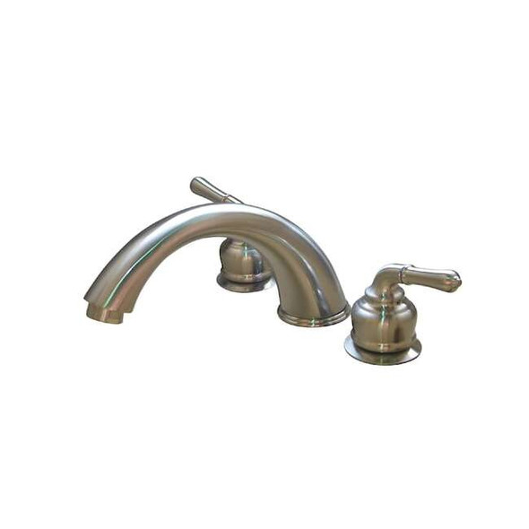 Kingston Brass Roman Tub Faucet, Brushed Nickel, Deck Mount KB368