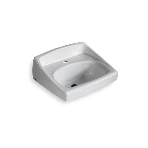 American Standard Bathroom Sink,18-1/4 In. W,12-1/8 In. H 0356421.020