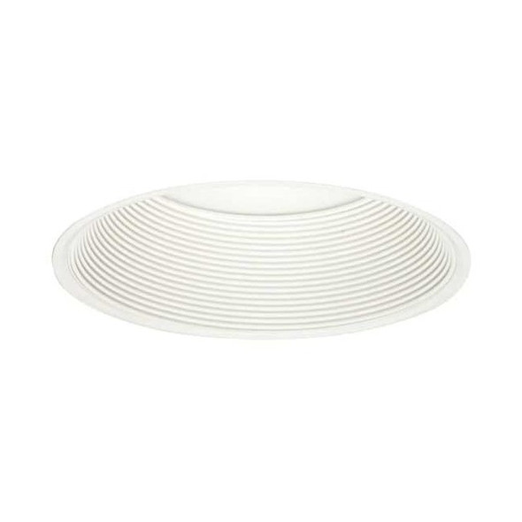 Juno Lighting RcssdDwnltTrim,6in,Wht/Blk,Bffl,SrsJ6RL J6RLTRIM DB WWH