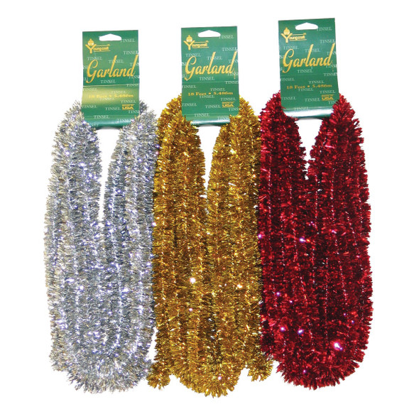 Youngcraft Dlx Mini Trim Garland 1186-A3 Pack of 24