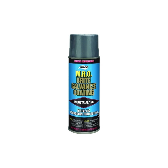 MRO Brite Galvanize, 13.6 oz, Aerosol Can, Flat White