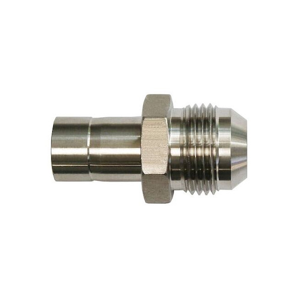 Brennan Industries Strt,SS,TubeStem1/4in,Flared3/8in N2427-04-04-SS