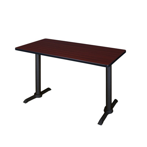 Cain Rectangle Training Table, 48" W, 29" H, Mahogany MTRCT4824MH