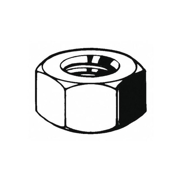 Hex Nut, M80-6.00, Steel, Class 8, Plain, 64 mm Ht