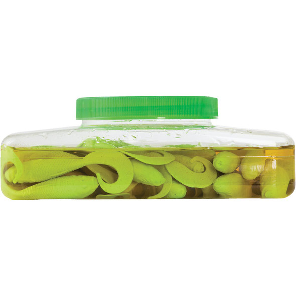 Berkley Gulp! Alive! Chartreuse Saltwater Swimming Mullet Fishing Lure GAPSM4-CH 734887