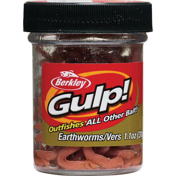 Berkley Gulp! Brown Earthworm Fishing Lure GEW-BR