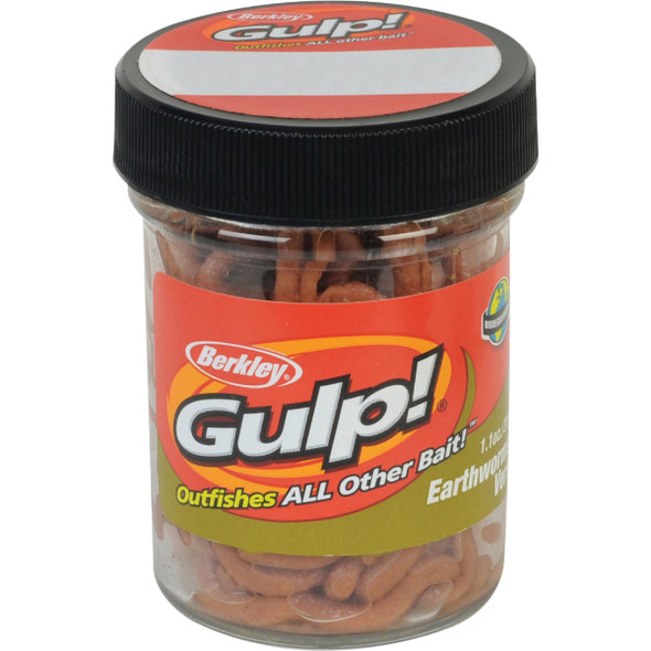 Berkley Gulp! Brown Earthworm Fishing Lure GEW-BR 718410