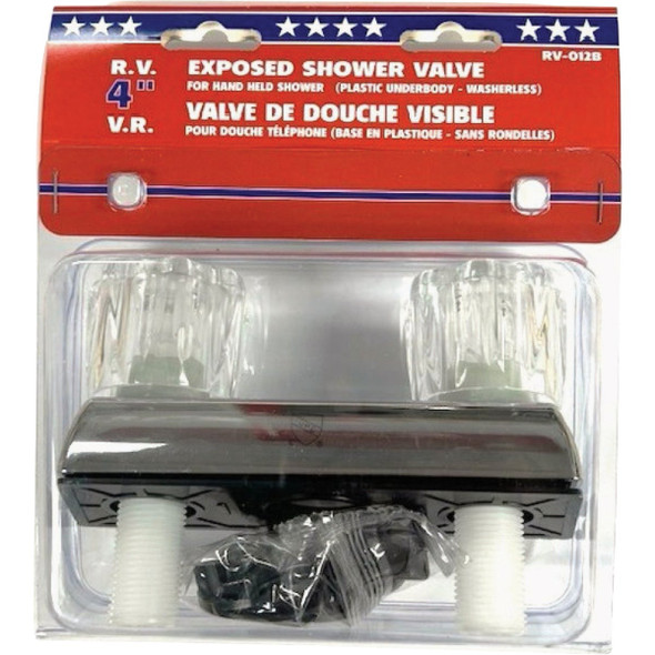 US Hardware 4 In. Exposed Shower Valve RV-012B 231466