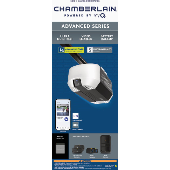 Chamberlain 3-4 Hp Bltdr Door Opener B4310 121155