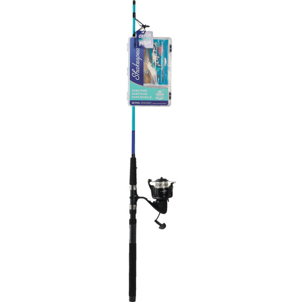 Shakespeare Catch More Fish Surf Pier Spinning Combo Fishing Rod & Reel CMF3SURFPIERSP 734835