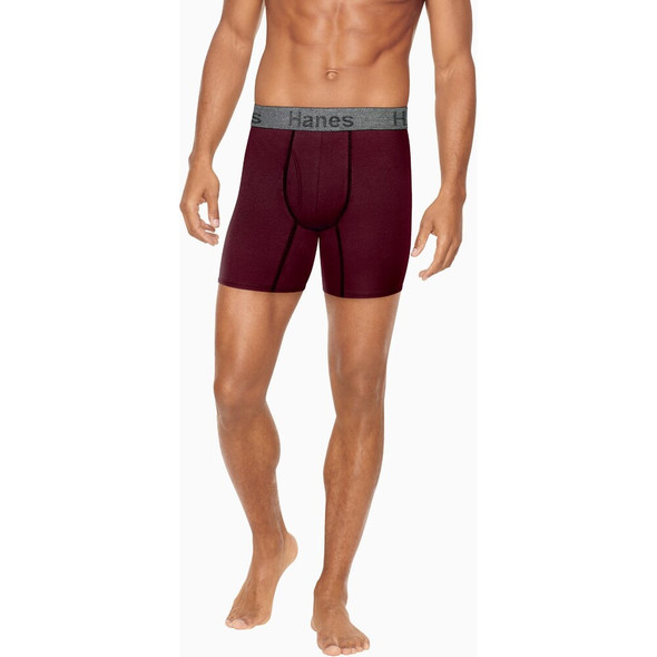 Hanes Men's L Flex Fit Boxer Briefs (3-Pack) CFFBC3-L 761153