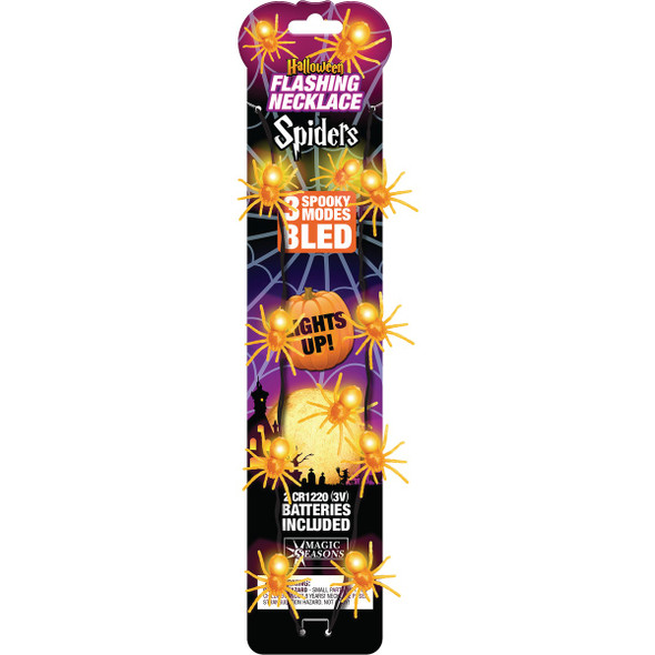 Magic Seasons Halloween Bats-Spider Necklace Display 768174 Pack of 24 932235