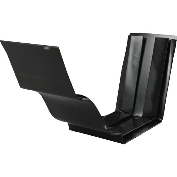 Spectra Metals 5 In. Aluminum Black Slip-Joint Gutter Connection 5SJCRTBK