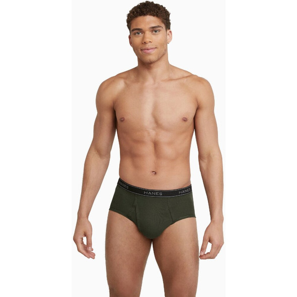 Hanes Men's L Dyed Cotton Briefs (6-Pack) 782WB6-L 721274