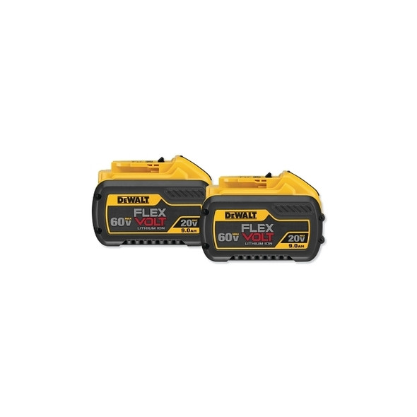 MAX* Cordless Tool Battery, 20 V/60 V, Lithium-ion, 9.0 Ah, FLEXVOLT®, 2 PK