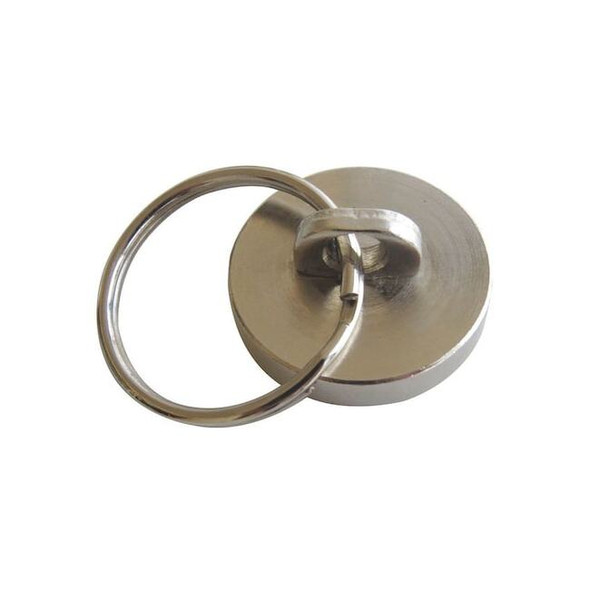 Manufacturer Varies Hook, Silver, Iron, 1 in D, 1 5/8 in H 35HV73