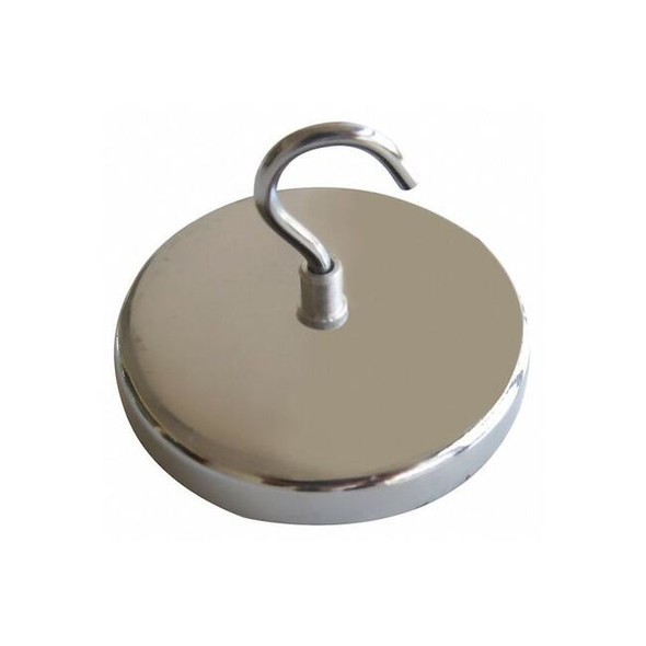 Manufacturer Varies Hook, Silver, Iron, 1 in D, 1 3/8 in H 35HV66
