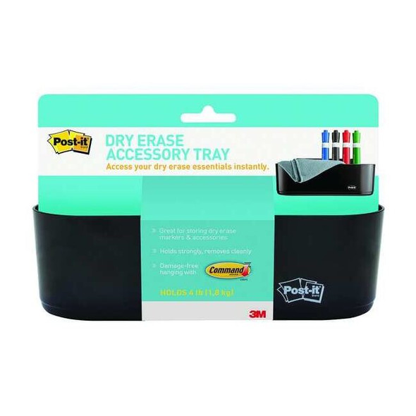 Post-It Dry Erase Accessory Tray,Plastic,Clear DEFTRAY