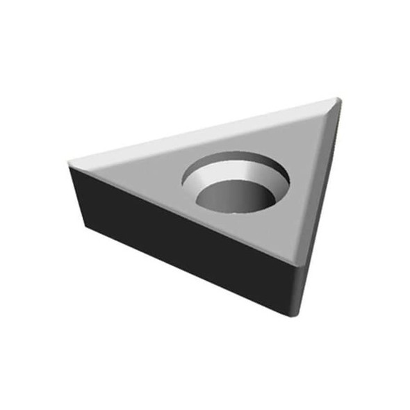 Triangle Turning Insert, Triangle, 3/8 in, TCGX, 0.0312 in, Carbide Pack of 10