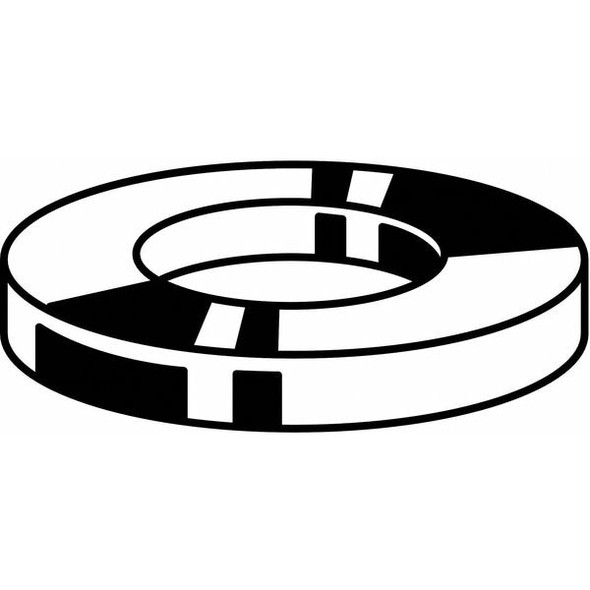 Flat Washer, For Screw Size M12 ,Steel Black Oxide Finish, 50 PK