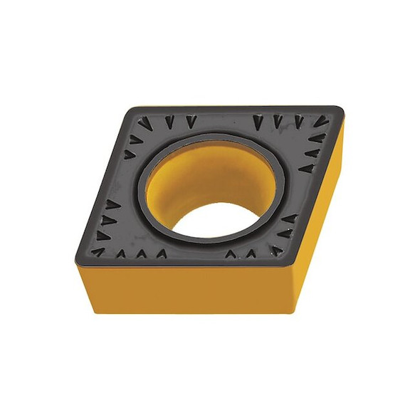 Walter Diamond Turning Insert, Diamond, 3, CCMT, 2, Carbide CCMT09T308-PM5 WAK20