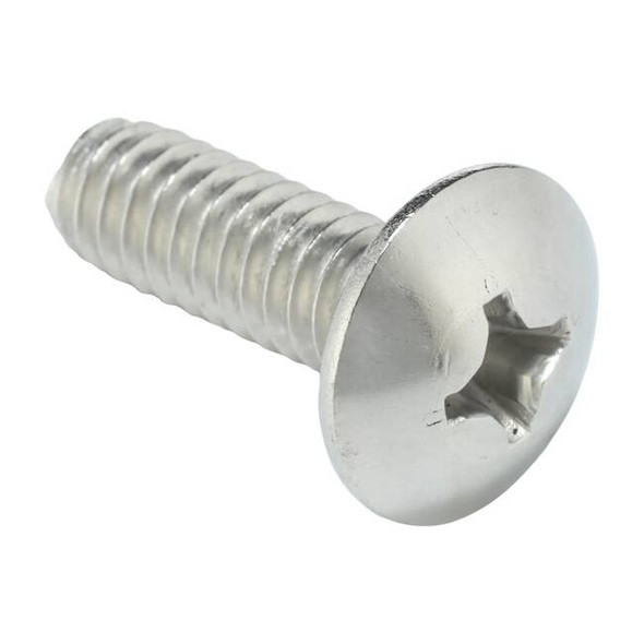 1/4"-20 x 3/4 in Phillips Truss Machine Screw, Plain 18-8 Stainless Steel, 50 PK