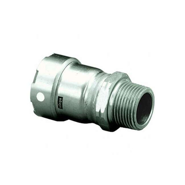 Viega Strt, SS, Press-fit 3/4 in, MNPT 3/4 in 91215 Pack of 10