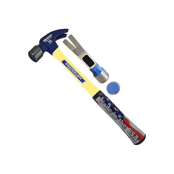 Vaughan Ripping Hammer,20 oz.,Steel,Non-Slip FS999ML Pack of 4