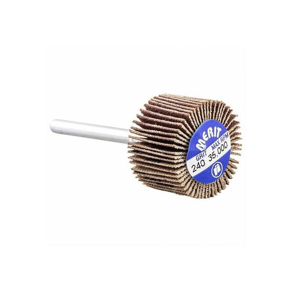 Merit Flap Wheel,Aluminum Oxide,3/4" dia 08834137574 Pack of 10