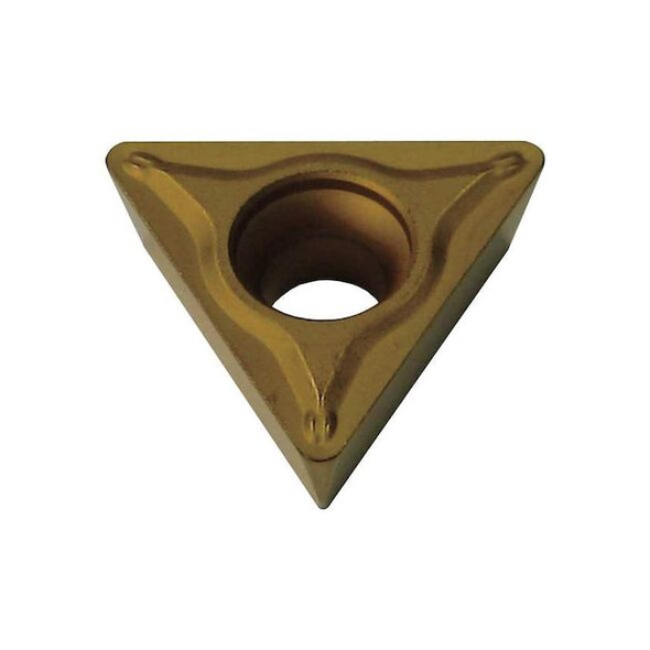 Triangle Turning Insert, Triangle, 3/8 in, TPMT, 0.0156 in, Carbide Pack of 10