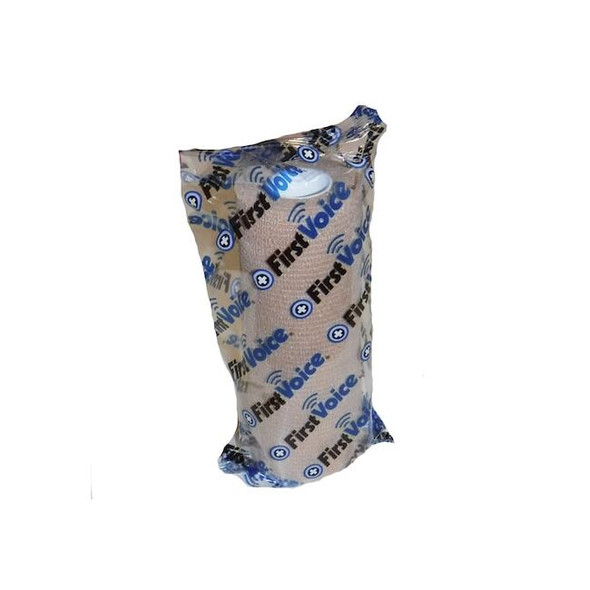 First Voice Self-Adhesive Bandage, 5" x 5yds, Tan TS-3192-T Pack of 3