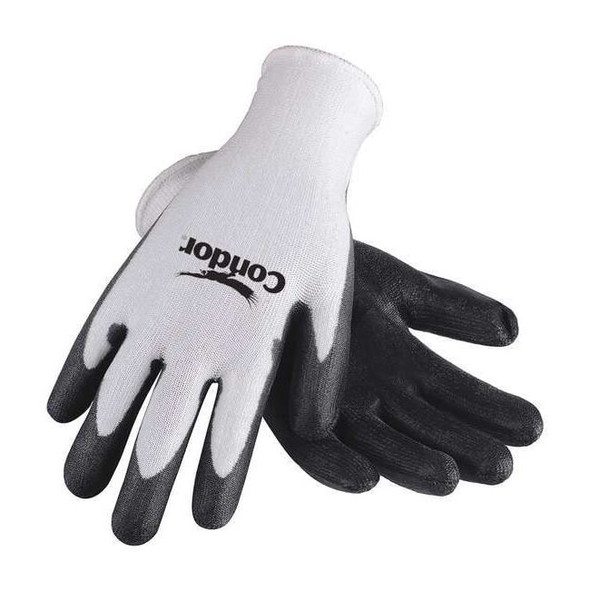 Cut Resistant Coated Gloves, Cut Level 2 ,Polyurethane ,Smooth ,2XL 1 PR