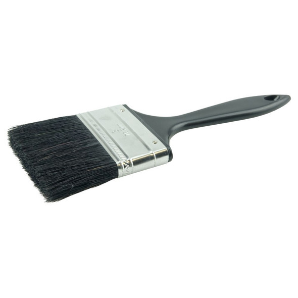 3" Industrial Varnish Brush,Bristle, 2-1/4" Trim Len, Blue Sash Pack of 12