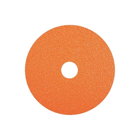 Norton Abrasives Fiber Disc,5" dia.,Coated Abrasive 69957370200 Pack of 25