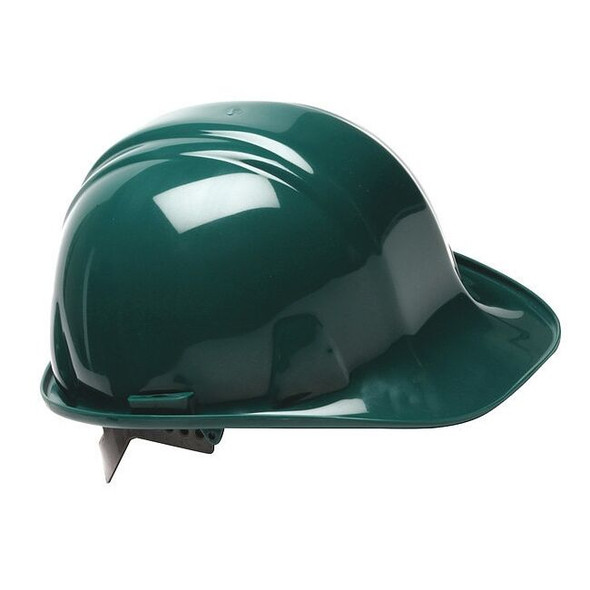 Hard Hat, SL, Polyethylene, 4 Point Pinlock, Type 1, Class E, Green