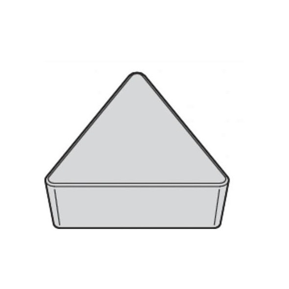 Triangle Turning Insert, Triangle, 3/8 in, TPU, 0.0312 in, Carbide Pack of 5