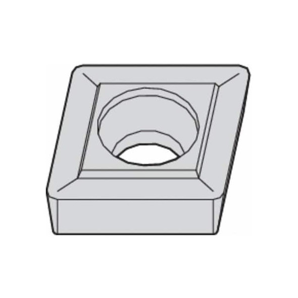 Widia Diamond Turning Insert, Diamond, 2, CCMT, 1, Carbide 2031668 Pack of 10