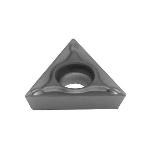 Triangle Turning Insert, Triangle, 3/8 in, TPMT, 0.0312 in, Carbide Pack of 10