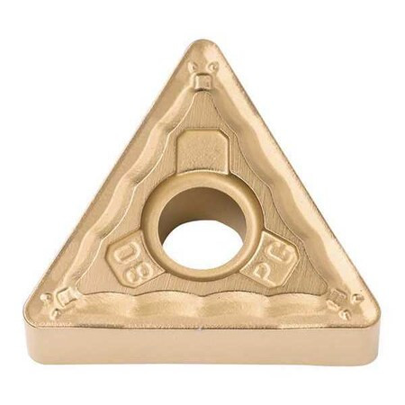 Triangle Turning Insert, Triangle, 3/8 in, TNMG, 0.0312 in, Carbide
