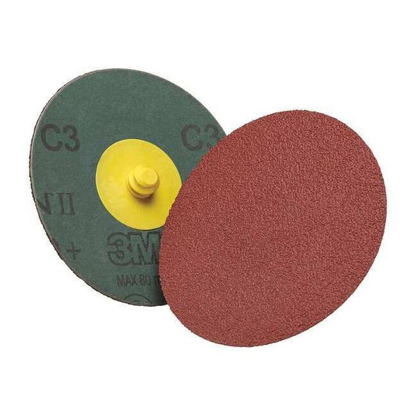 3m Cubitron Fiber Disc,No Hole,3 in. Dia.,80 7010299903