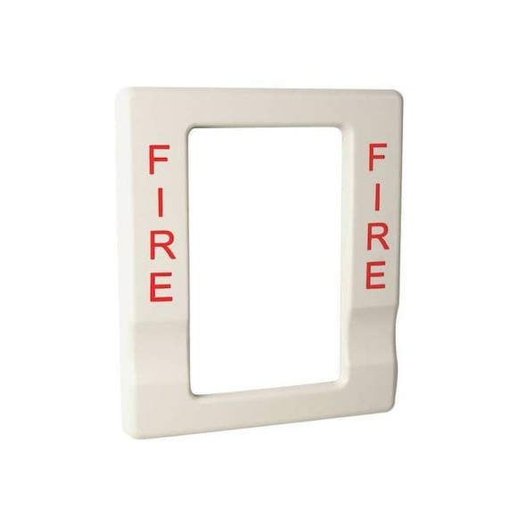 Edwards Signaling Trim,Marked Fire,Finish White EG1T-FIRE