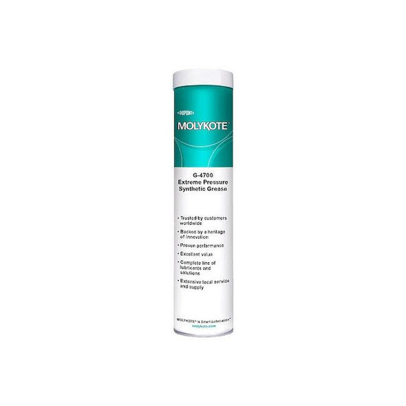 Molykote 14 oz, Cartridge, Synthetic, Black 4118360 Pack of 10