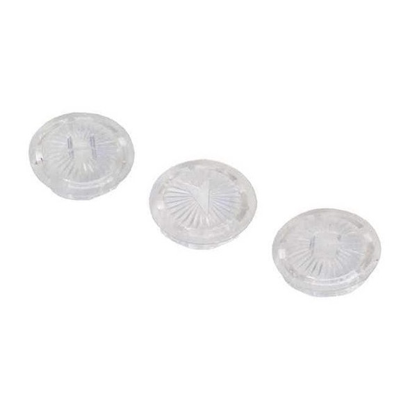 Kissler Index Buttons,1-1/16 in. Size,Chrome 92-5009S