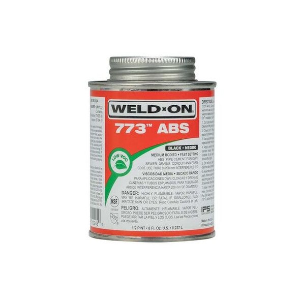 Weld-On Pipe Cement,Medium Bodied,8 oz,Black 10245 Pack of 24