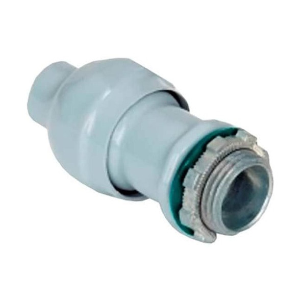 Bridgeport Fittings Cable Connector,1/2" NPT,Zinc,Silver 595-DC2 Pack of 15