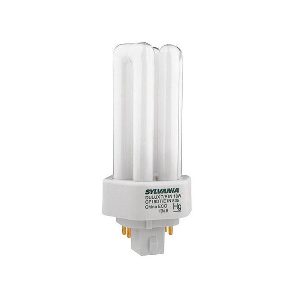 Ledvance/ Sylvania CFL,18 W,T4,4-Pin (GX24q-2) 20876