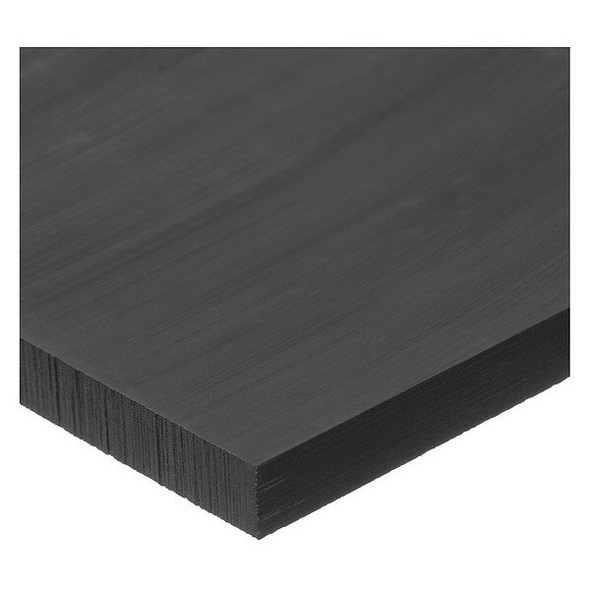 Black Polycarbonate Polycarbonate Sheet 12" L x 12" W x 1/8" Thick