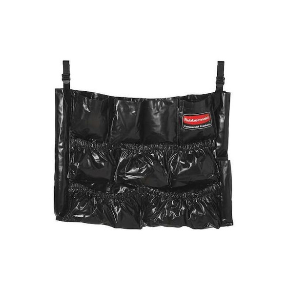 Rubbermaid Commercial Executive Brute Caddy Bag,Black 1867533 Pack of 6