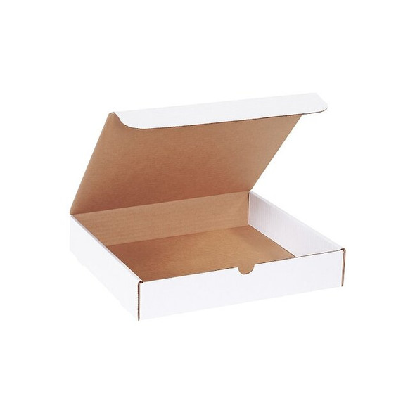 Literature Mailers, 11-3/4" x 10-3/4" x 2-1/4", White Pack of 50
