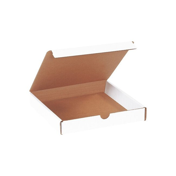 Literature Mailers, 8" x 8" x 1-1/4", White Pack of 50